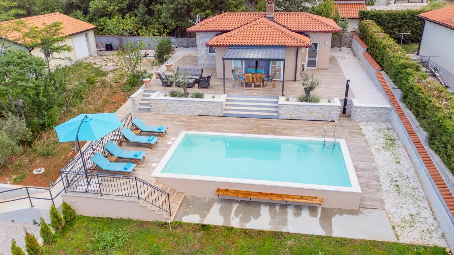 Villa Krasna Kuca For 5 People Near Labin - Rabac With Private Heated Pool Stalije Croatia