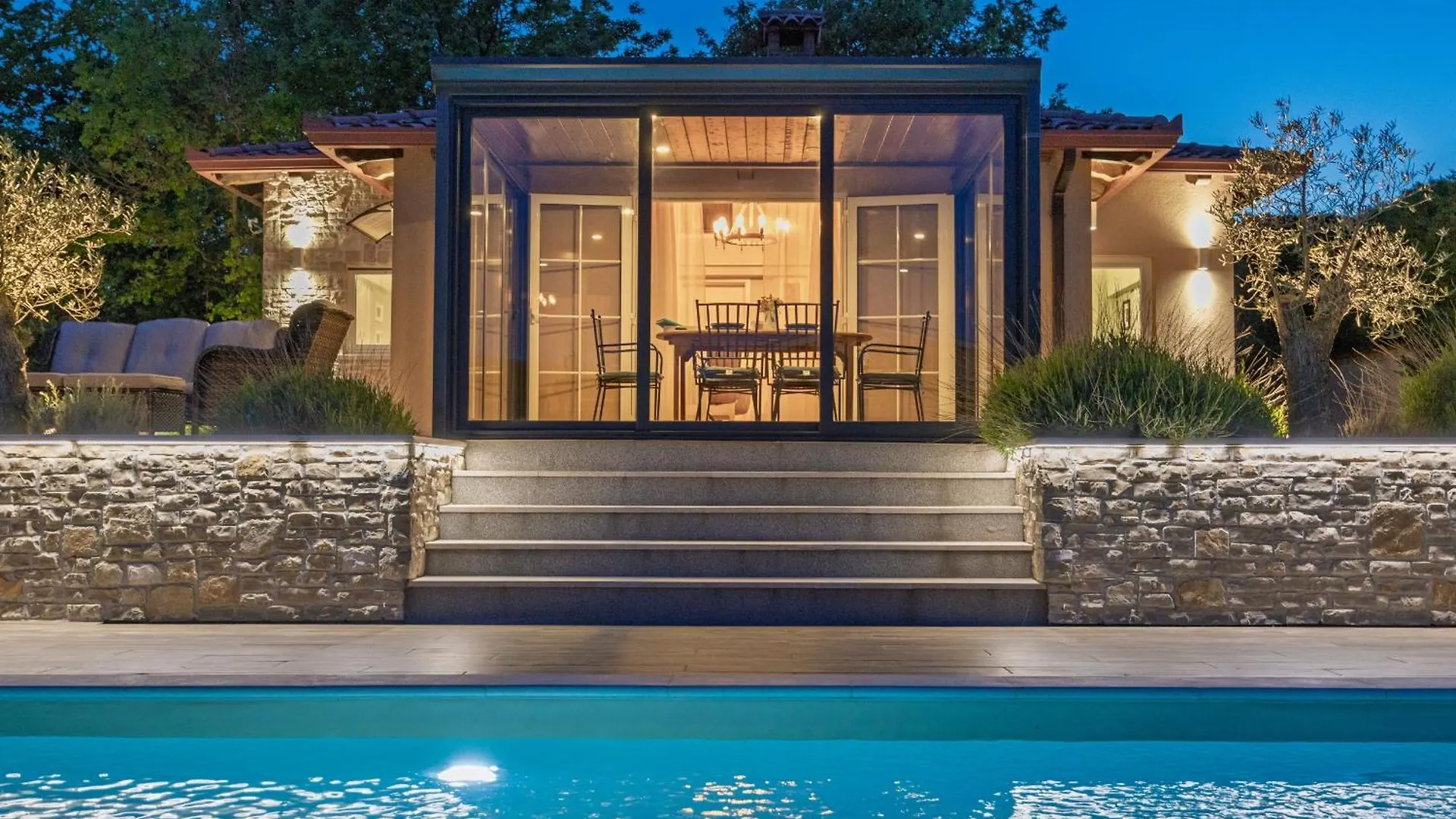 Villa Krasna Kuca For 5 People Near Labin - Rabac With Private Heated Pool Stalije 0*,