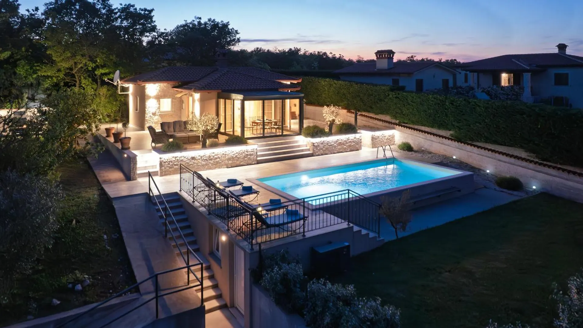 Villa Krasna Kuca For 5 People Near Labin - Rabac With Private Heated Pool Stalije Croatia