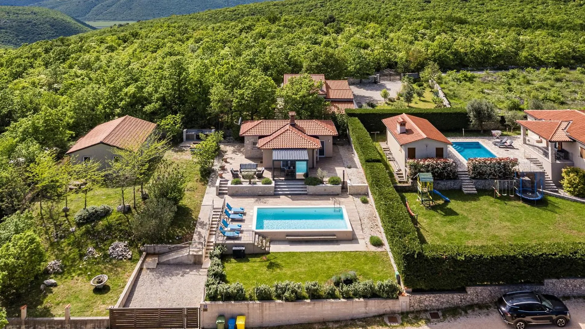 Villa Krasna Kuca For 5 People Near Labin - Rabac With Private Heated Pool Stalije