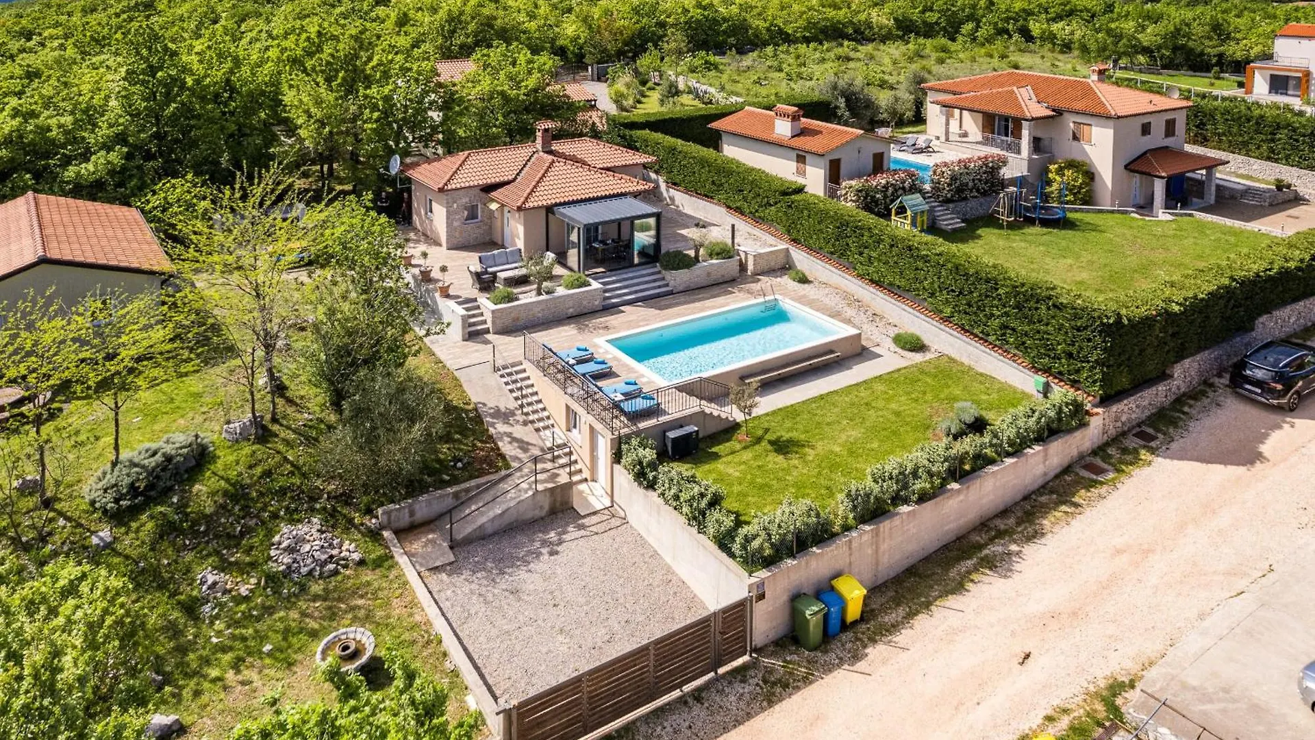 Villa Krasna Kuca For 5 People Near Labin - Rabac With Private Heated Pool Stalije